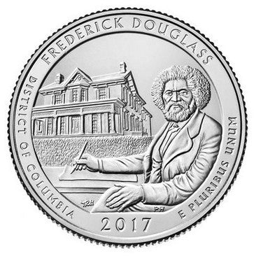 Estados Unidos de América. 2017(P). Quarter Dollar (SC) Frederick Douglass