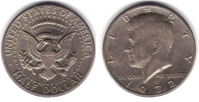 (202b) Estados Unidos de América. 1972. Half Dollar (MBC)