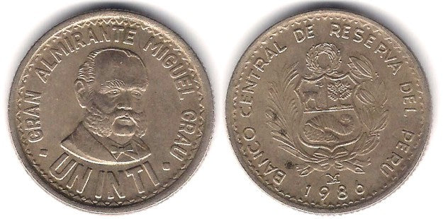(296) Perú. 1986. 1 Inti (MBC)