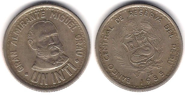 (296) Perú. 1985. 1 Inti (MBC)