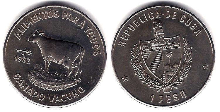 (95) Cuba. 1982. 1 Peso (SC)