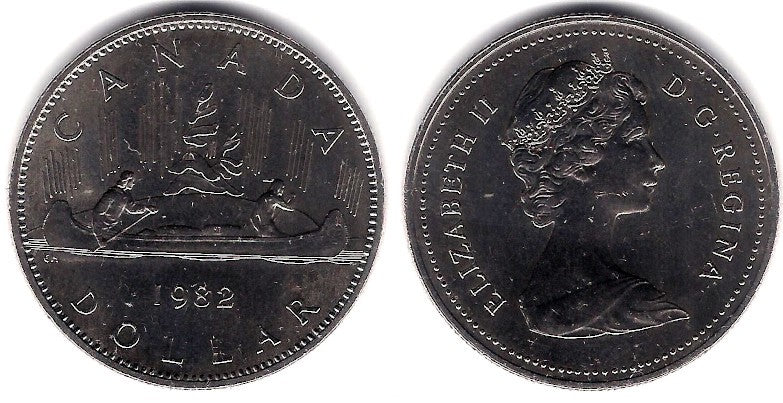 (120.1) Canadá. 1982. 1 Dollar (SC)