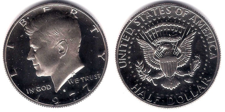 (A202b) Estados Unidos de América. 1977(S). Half Dollar (Proof)