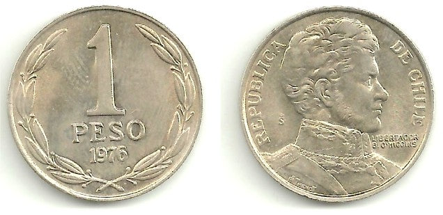 Chile. 1976. 1 Peso (MBC)
