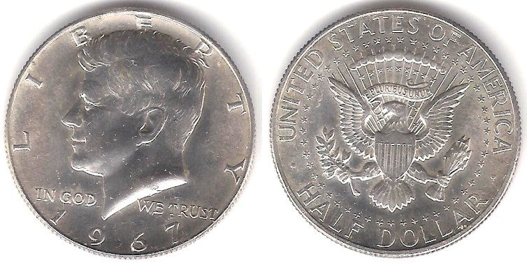 (202a) Estados Unidos de América. 1967. Half Dollar (EBC) (Plata)