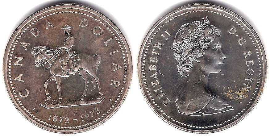 (83) Canadá. 1973. 1 Dollar (EBC) (Plata)