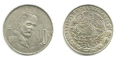 (442) Estados Unidos Mexicanos. 1978. 20 Centavos (MBC)