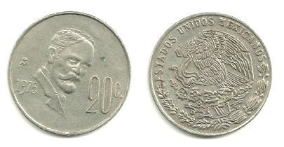 (442) Estados Unidos Mexicanos. 1975. 20 Centavos (MBC)