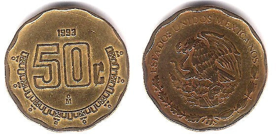 (549) Estados Unidos Mexicanos. 2004. 50 Centavos (MBC)