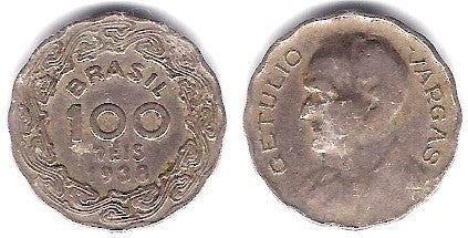 (544) Brasil. 1938. 100 Reis (BC+)