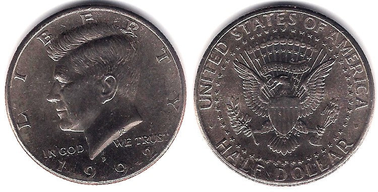 (A202b) Estados Unidos de América. 1992(P). Half Dollar (MBC+)