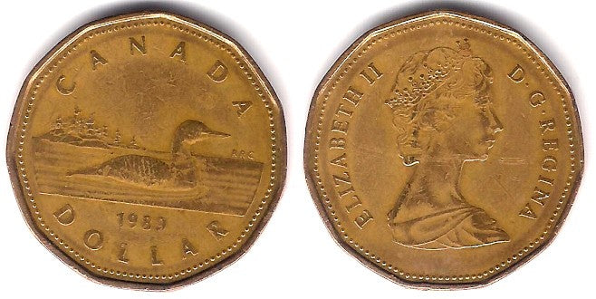 (157) Canadá. 1989. 1 Dollar (BC)