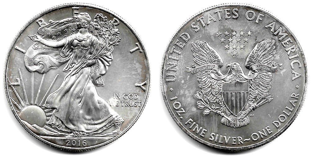 (273) Estados Unidos de América. 2016. 1 Dollar (EBC+) (Plata)