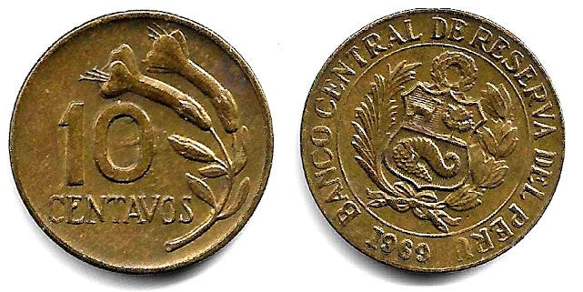 (245.2) Perú. 1969. 10 Centavos (MBC)