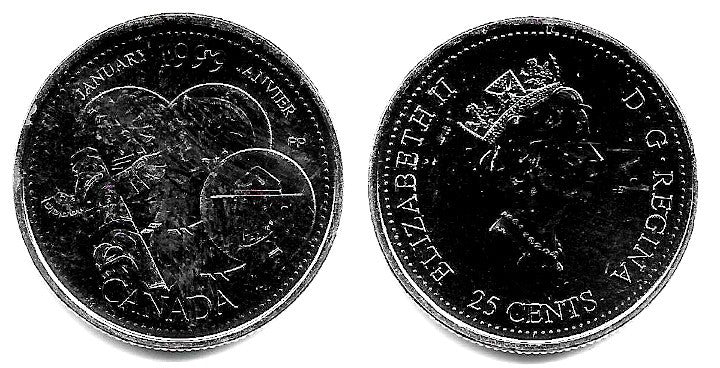 (342) Canadá. 1999. 25 Cents (EBC)