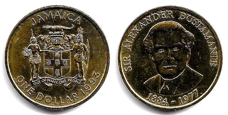 (145) Jamaica. 1993. 1 Dollar (SC)