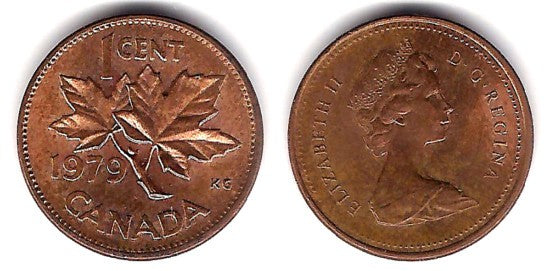 (59.2) Canadá. 1979. 1 Cent (MBC-)