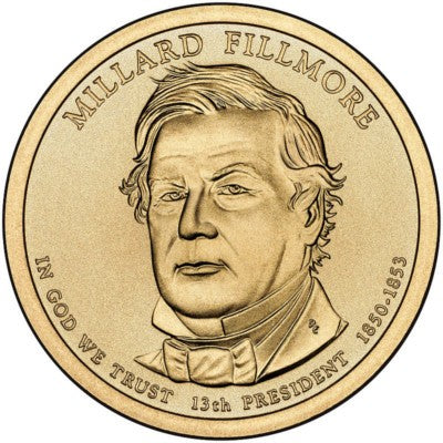 (475) Estados Unidos de América. 2010(D). 1 Dollar (SC) Millard Fillmore