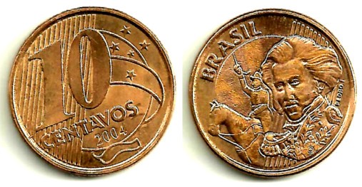 (649.2) Brasil. 2004. 10 Centavos (EBC)
