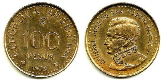 (82) Argentina. 1979. 100 Pesos (MBC+)