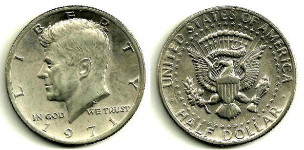 (205) Estados Unidos de América. 1971. Half Dollar (MBC)