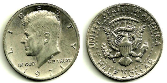 (205) Estados Unidos de América. 1971. Half Dollar (MBC)