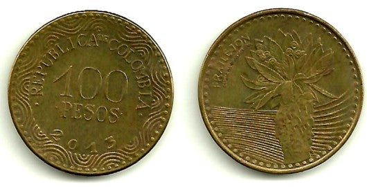 Colombia. 2013. 100 Pesos (MBC)