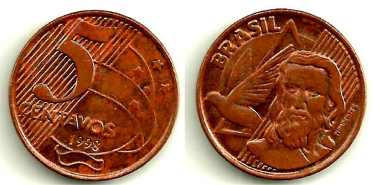 (648) Brasil. 1998. 5 Centavos (MBC)