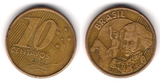 (649.2) Brasil. 2002. 10 Centavos (BC)