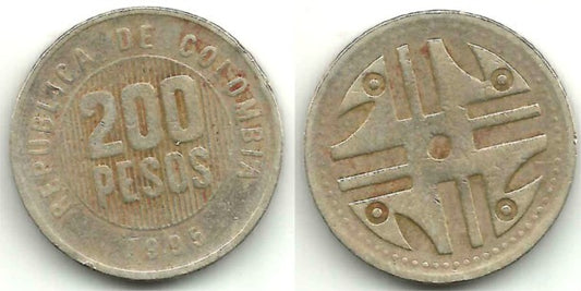 (287) Colombia. 1995. 200 Pesos (BC)