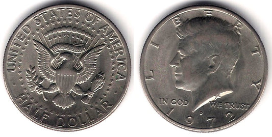 (202b) Estados Unidos de América. 1972(D). Half Dollar (MBC)