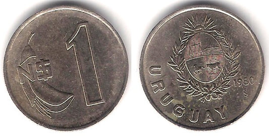 (74) Uruguay. 1980. 1 Nuevo Peso (MBC+)
