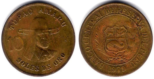 (272.2) Perú. 1979. 10 Soles de Oro (MBC)