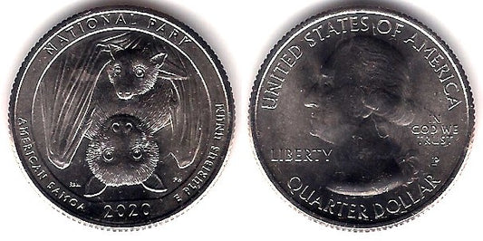 Estados Unidos de América. 2020(P). Quarter Dollar (SC)