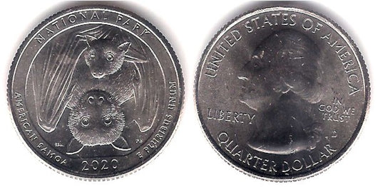 Estados Unidos de América. 2020(D). Quarter Dollar (SC)