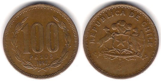 (226.2) Chile. 1997. 100 Pesos (MBC)