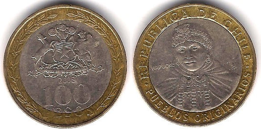 (236) Chile. 2005. 100 Pesos (MBC)