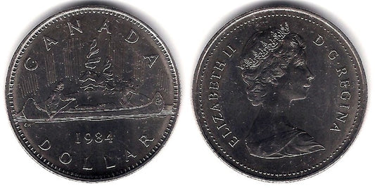 (120.1) Canadá. 1984. 1 Dollar (SC)