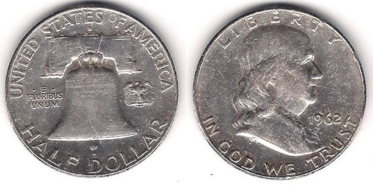 (199) Estados Unidos de América. 1962. Half Dollar (MBC) (Plata)