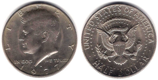 (A202b) Estados Unidos de América. 1977(D). Half Dollar (MBC)