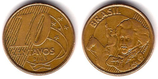 (649.2) Brasil. 2003. 10 Centavos (MBC)