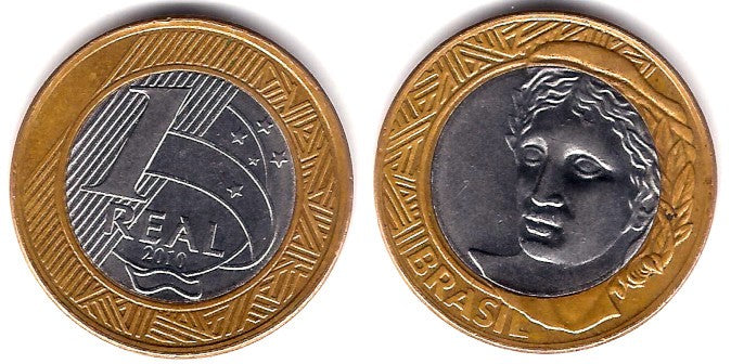 (652a) Brasil. 2010. 1 Real (MBC+)