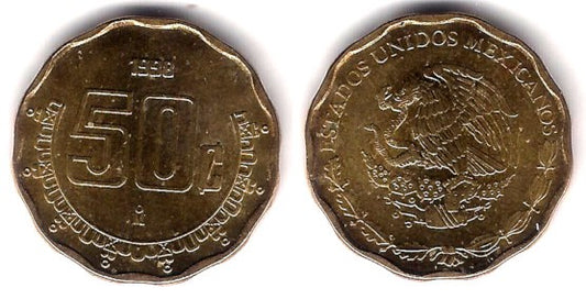 (549) Estados Unidos Mexicanos. 1998. 50 Centavos (EBC+)