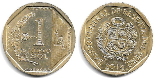 Perú. 2014. 1 Sol (EBC)