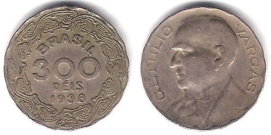 (546) Brasil. 1938. 300 Reis (MBC)
