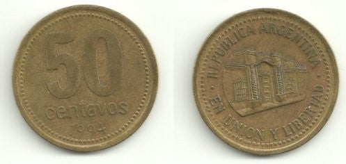 (111.1) Argentina. 1994. 50 Centavos (MBC)