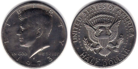 (202b) Estados Unidos de América. 1973(S). Half Dollar (SC)