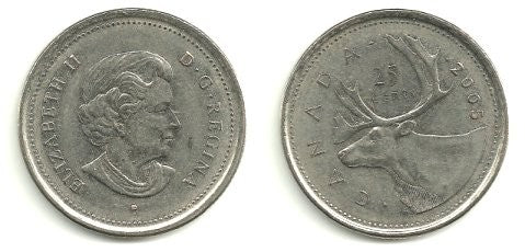 (184.6) Canadá. 2005. 25 Cents (MBC)