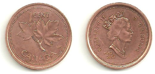 Canadá. 2002. 1 Cent (SC)