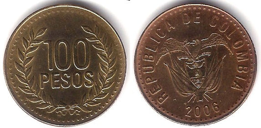 (285.2) Colombia. 2006. 100 Pesos (SC)